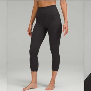 Lululemon Align Scalloped Hem High-Rise Crop
